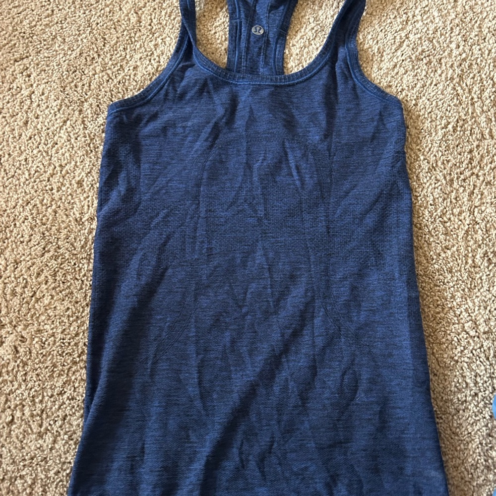 Lululemon Athletica Navy Tank Top